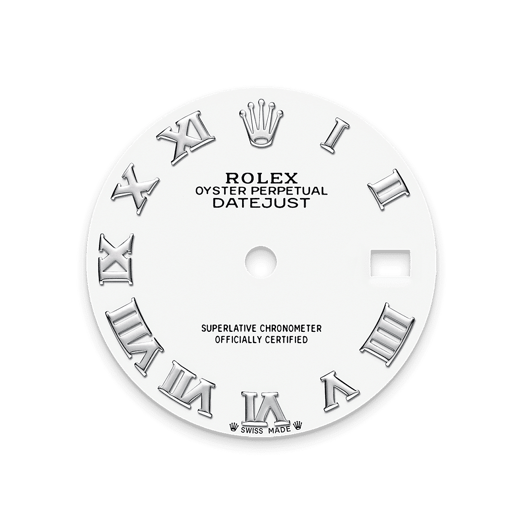 Rolex Lady-Datejust in Edelstahl Oystersteel und Weißgold, M279174-0020 – Juwelier Weinmayr – Weißes Zifferblatt