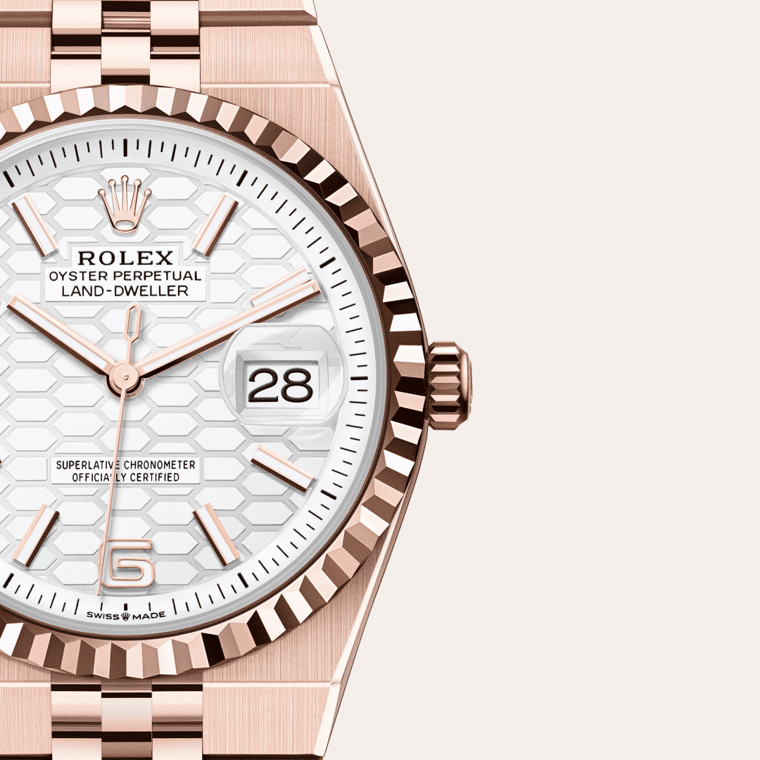 Rolex Land-Dweller 36 in 18 Karat Everose-Gold, M127235-0001 – Juwelier Weinmayr – Galerie 3