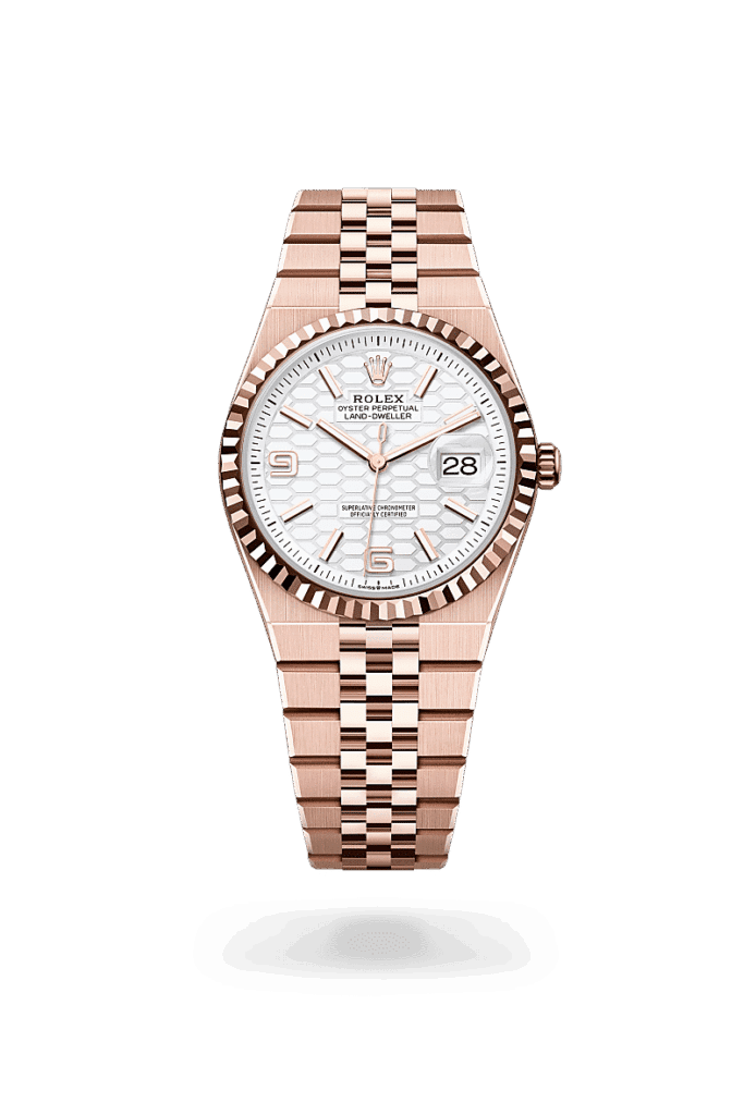 Rolex Land-Dweller 36 in 18 Karat Everose-Gold, M127235-0001 – Juwelier Weinmayr