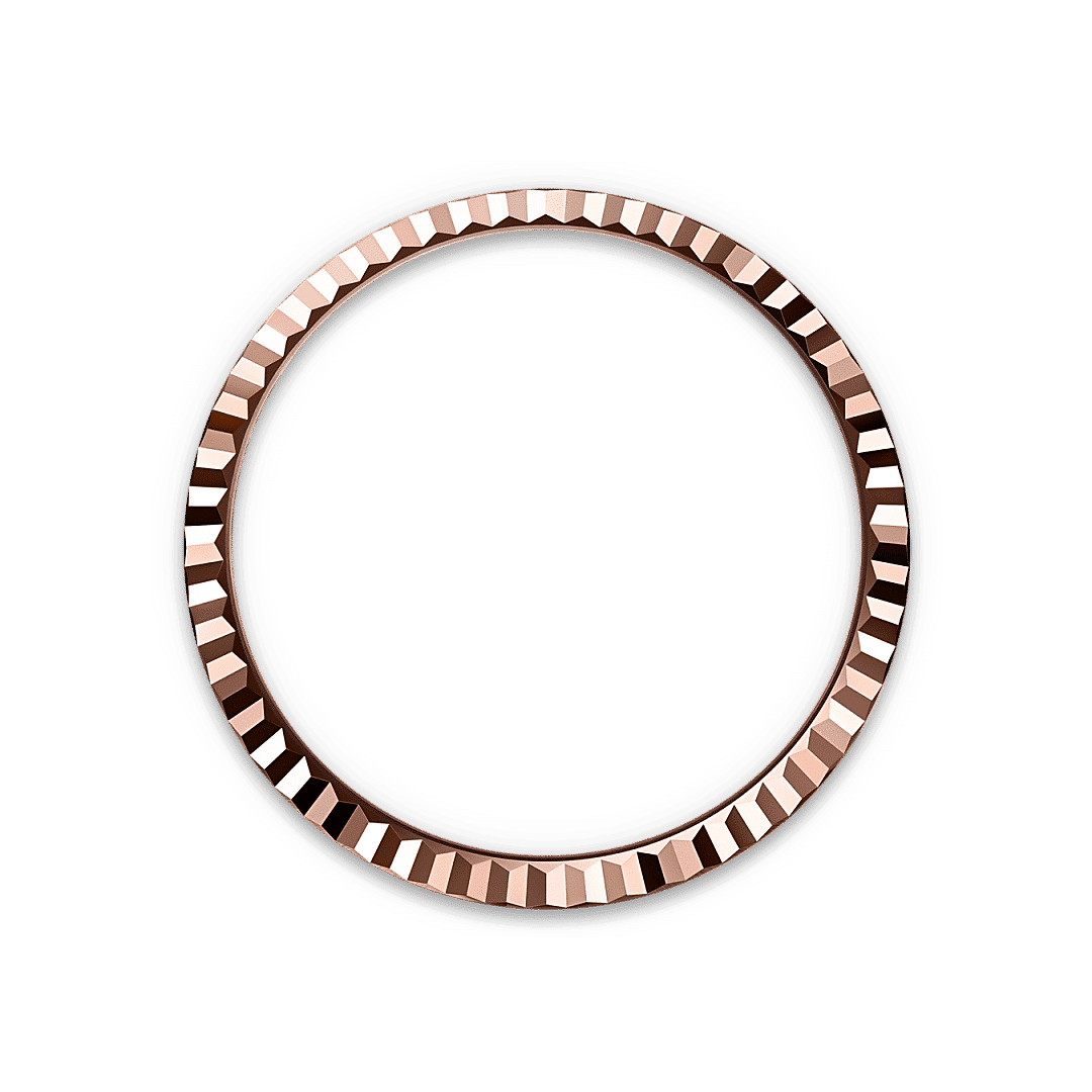 Rolex Land-Dweller 36 in 18 Karat Everose-Gold, M127235-0001 – Juwelier Weinmayr – Geriffelte Lünette