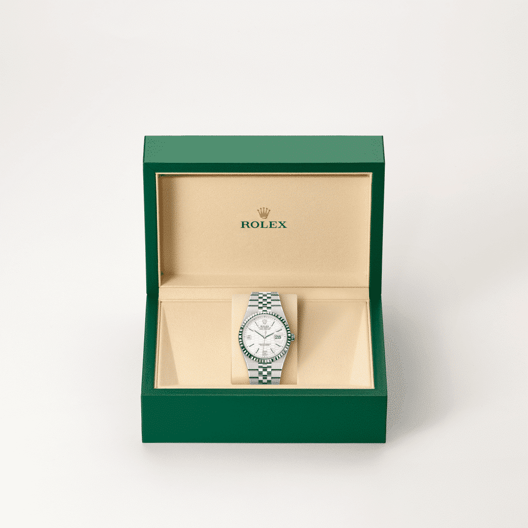 Rolex Land-Dweller 36 in Edelstahl Oystersteel und Weißgold, M127234-0001 – Juwelier Weinmayr – Galerie 2