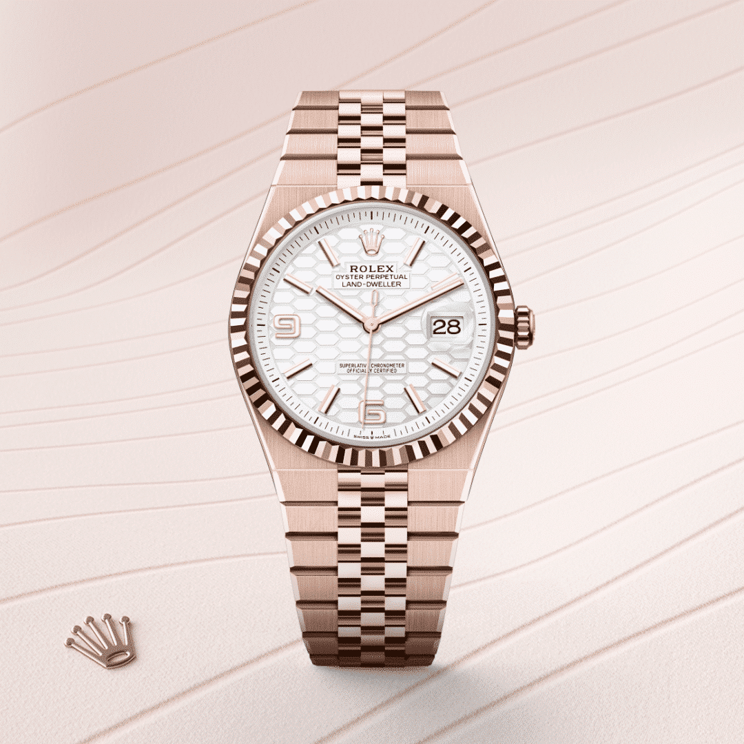 Rolex Land-Dweller 40 in 18 Karat Everose-Gold, M127335-0001 – Juwelier Weinmayr – Galerie 1