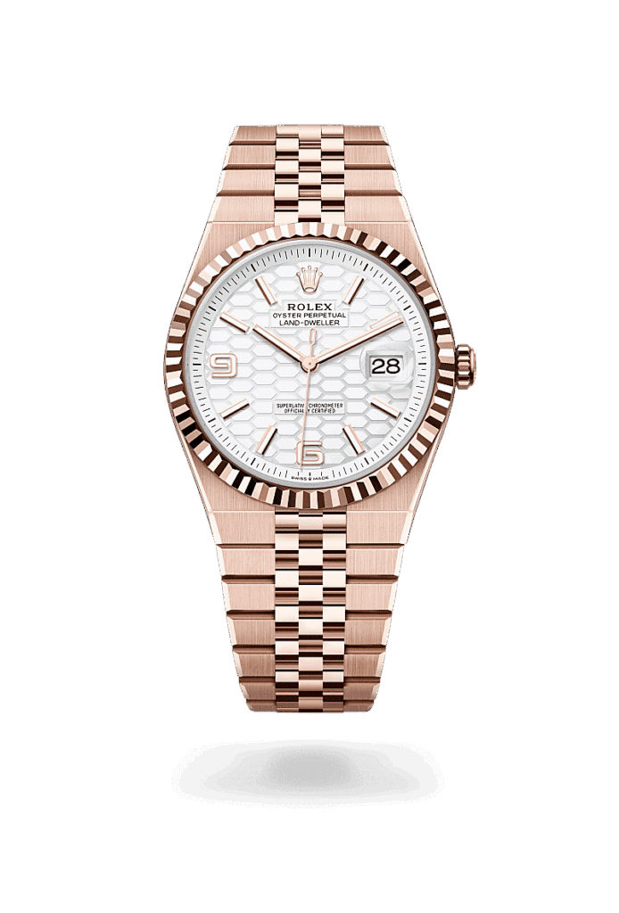 Rolex Land-Dweller 40 in 18 Karat Everose-Gold, M127335-0001 – Juwelier Weinmayr
