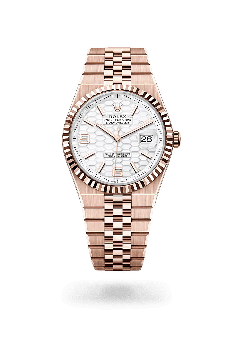 Rolex Land-Dweller 40 in 18 Karat Everose-Gold, M127335-0001 – Juwelier Weinmayr
