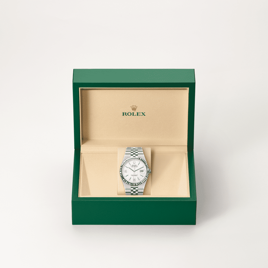 Rolex Land-Dweller 40 in Edelstahl Oystersteel und Weißgold, M127334-0001 – Juwelier Weinmayr – Galerie 2