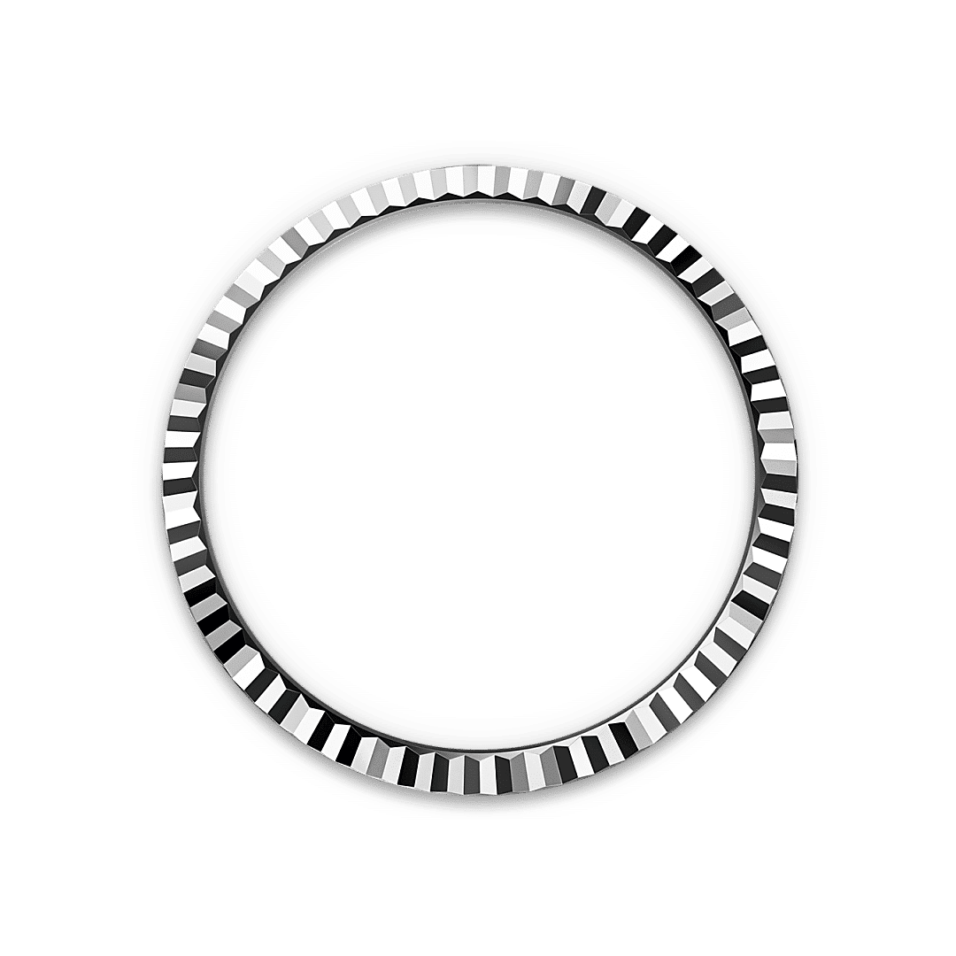 Rolex Land-Dweller 40 in Edelstahl Oystersteel und Weißgold, M127334-0001 – Juwelier Weinmayr – Geriffelte Lünette