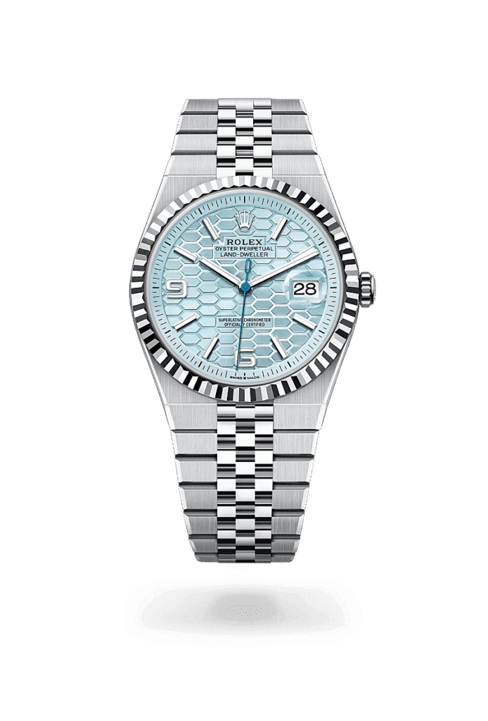 Rolex Land-Dweller 40 in Platin, M127336-0001 – Juwelier Weinmayr