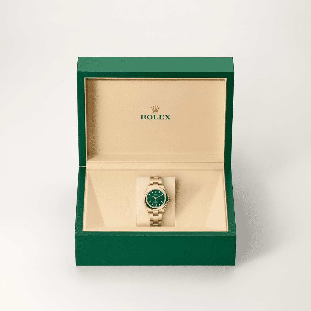 Rolex Oyster Perpetual 28 in 18 Karat Gelbgold, M276208-0002 – Juwelier Weinmayr – Galerie 2