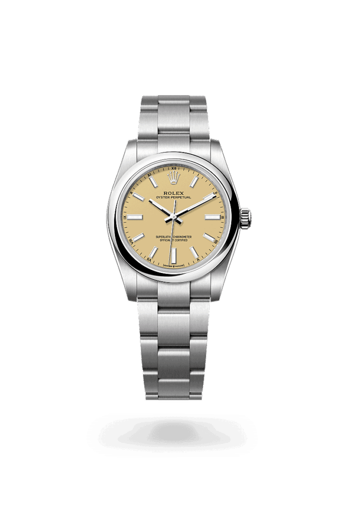 Rolex Oyster Perpetual 34 in Edelstahl Oystersteel, M124200-0007 – Juwelier Weinmayr