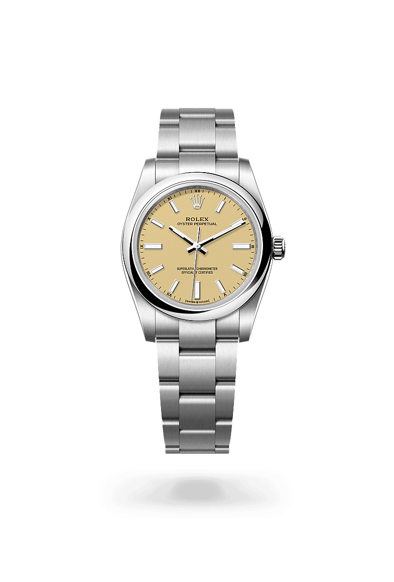 Rolex Oyster Perpetual 34 in Edelstahl Oystersteel, M124200-0007 – Juwelier Weinmayr