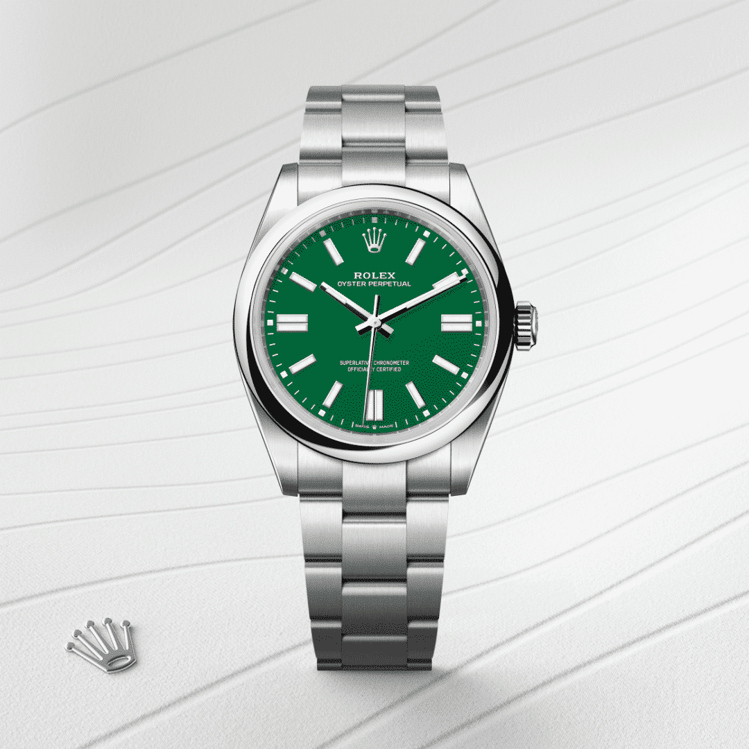 Rolex Oyster Perpetual 41 in Edelstahl Oystersteel, M134300-0004 – Juwelier Weinmayr – Galerie 1
