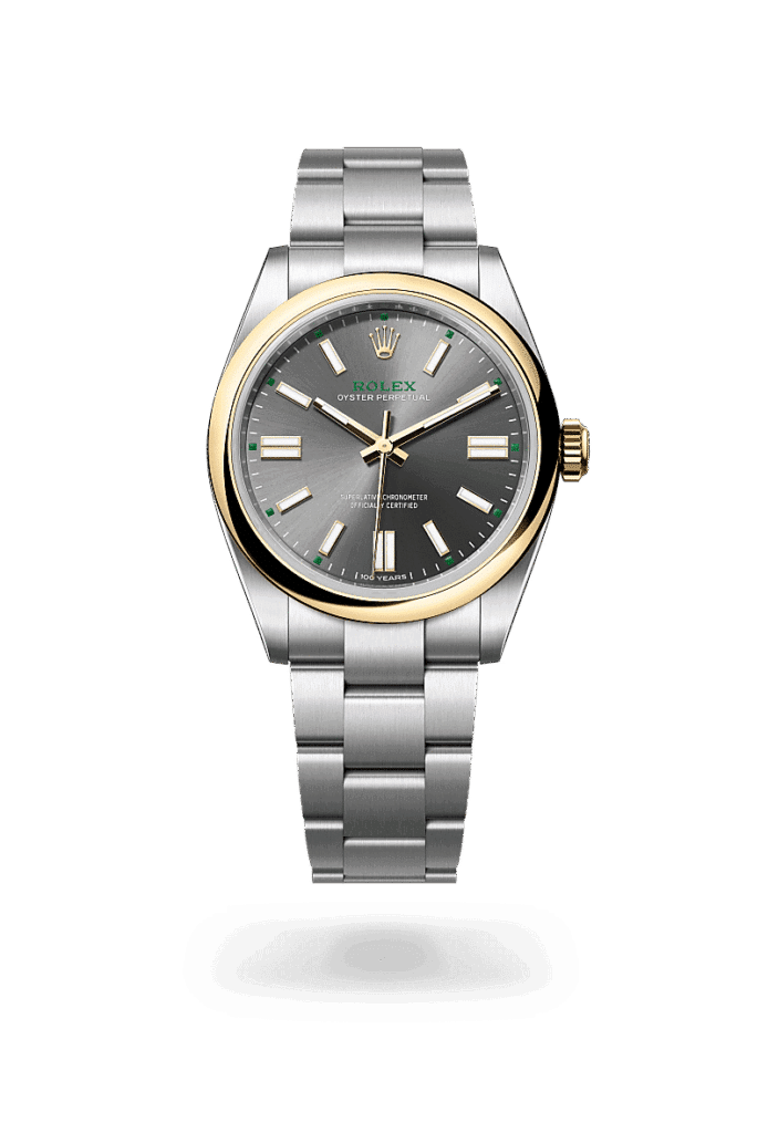 Rolex Oyster Perpetual 41 in Edelstahl Oystersteel und Gelbgold, M134303-0001 – Juwelier Weinmayr