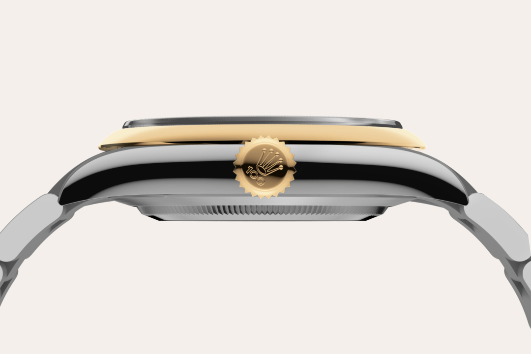 Rolex Oyster Perpetual 41 in Edelstahl Oystersteel und Gelbgold, M134303-0001 – Juwelier Weinmayr – Rolesor gelb